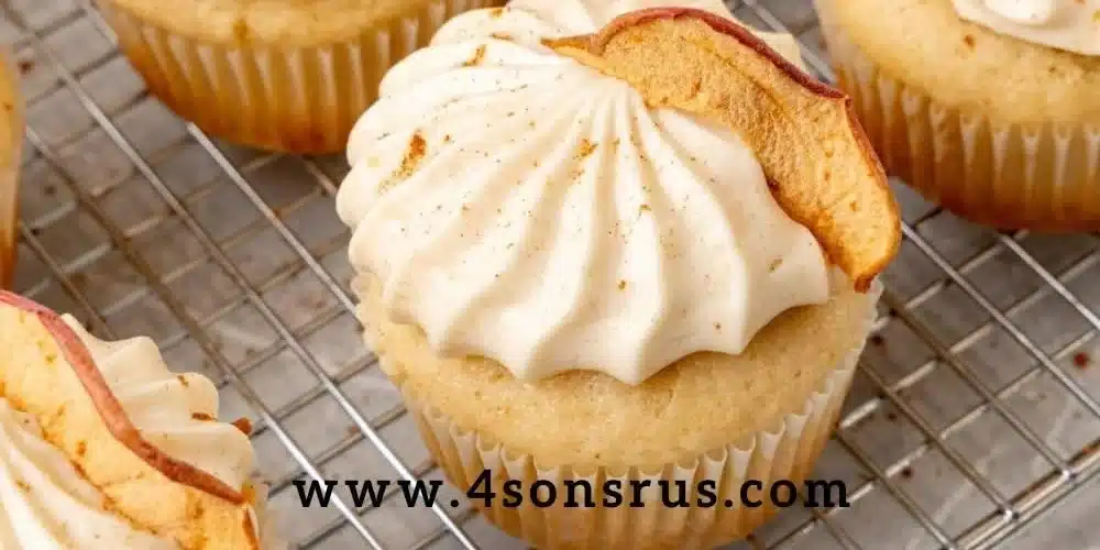Autumn Apple Butter Cupcakes
