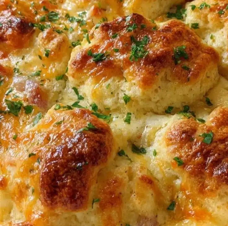 Chicken Bubble Biscuit Bake Casserole