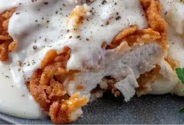 Delicious plate of Chicken Fried Chicken served with sides.