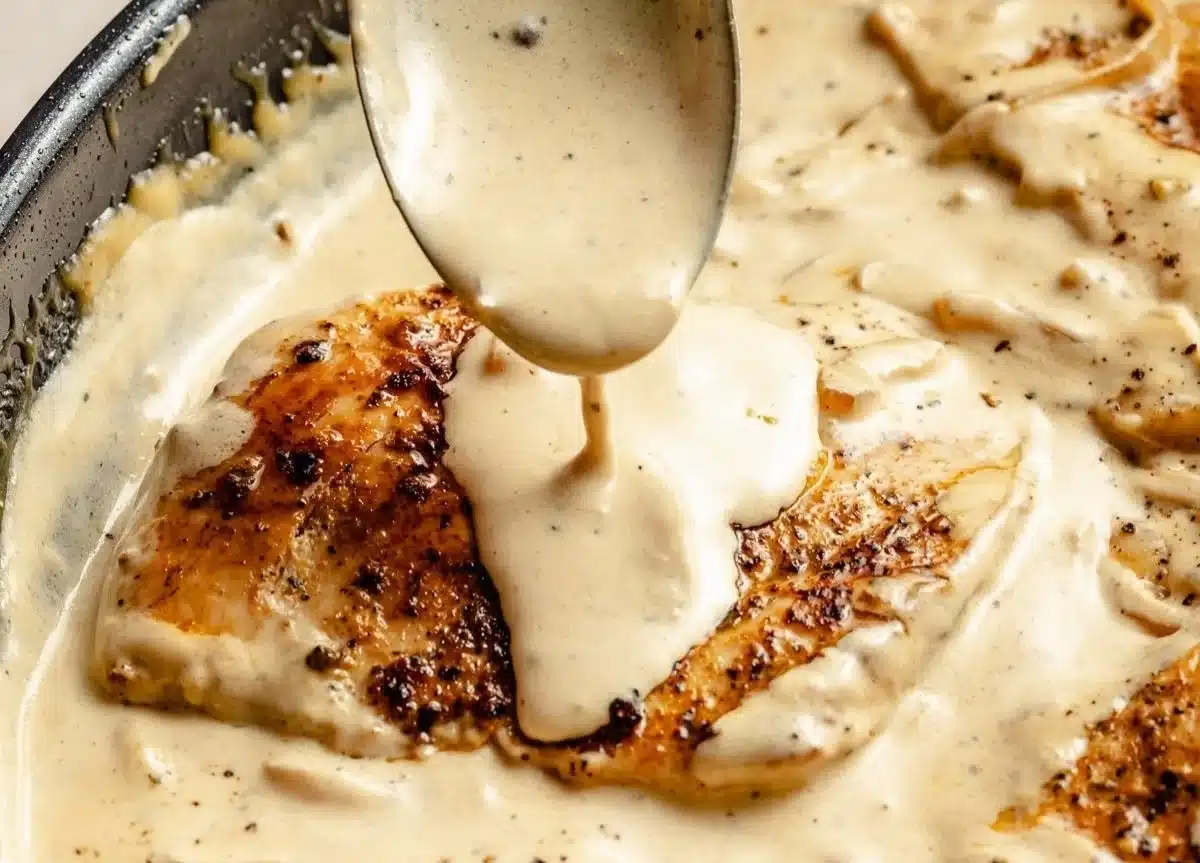 Creamy Caramelized Onion Chicken is a flavorful dinner that's easy to make in just 30 minutes! Pair it with a side of ri… | Caramelized onion chicken pasta, Dinner recipes with onions, Chicken dishes recipes