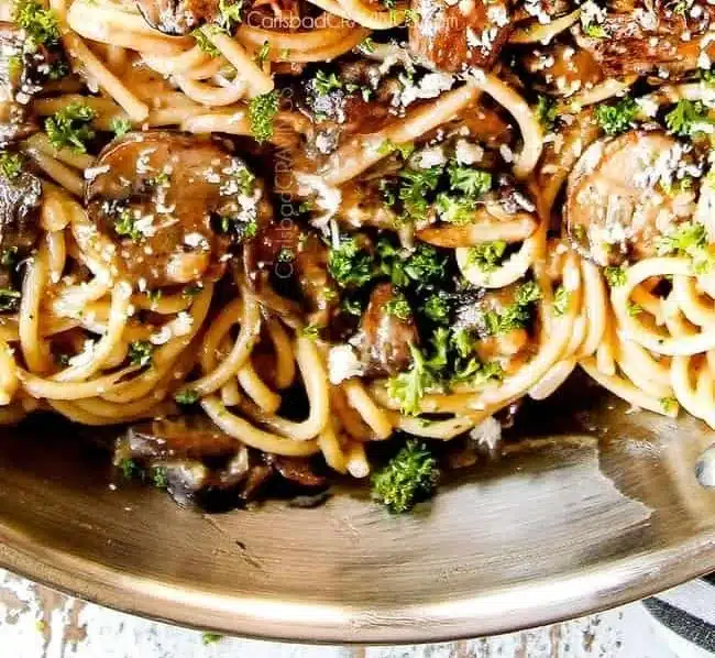 Creamy Mushroom Pasta (how to make ahead, variations, tips, tricks) | Mushroom sauce pasta dish, Pasta dishes with mushrooms, Mushroom sauce pasta meal