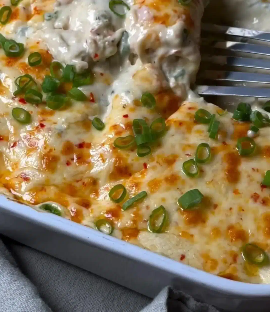 Creamy White Chicken Enchiladas: A Cheesy Delight! 🍗🌯🧀