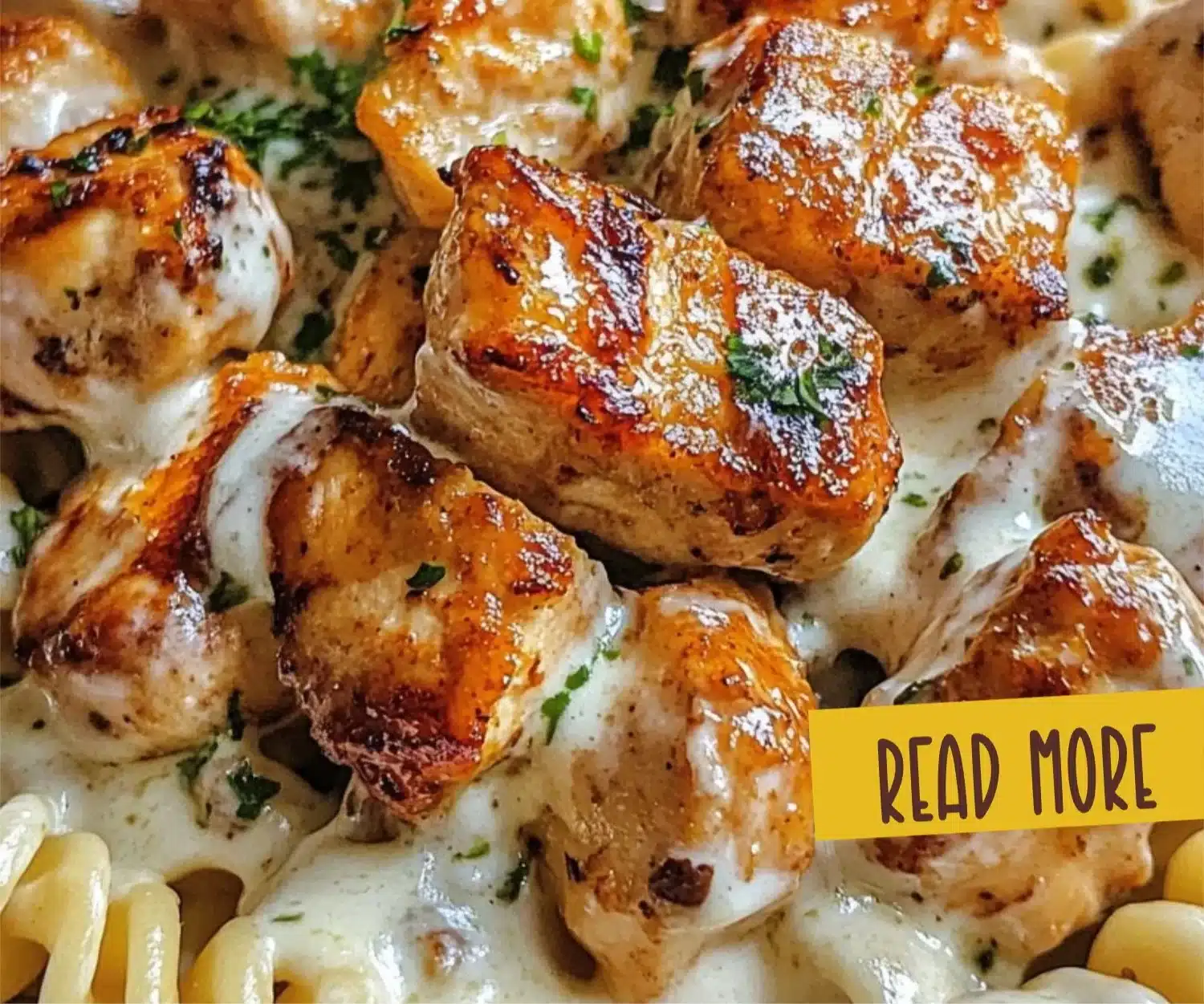 Delicious Twisted Pasta with Honey Garlic Chicken Recipe