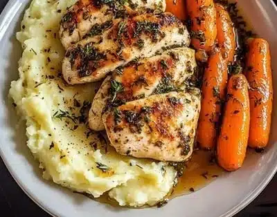 Easy Dinner Ideas - Fascinating Names | Healthy Chicken Mashed Potatoes Carrots Recipe, Chicken Mashed Potato Meal, Mashed Potatoes and Chicken Recipes Dinners