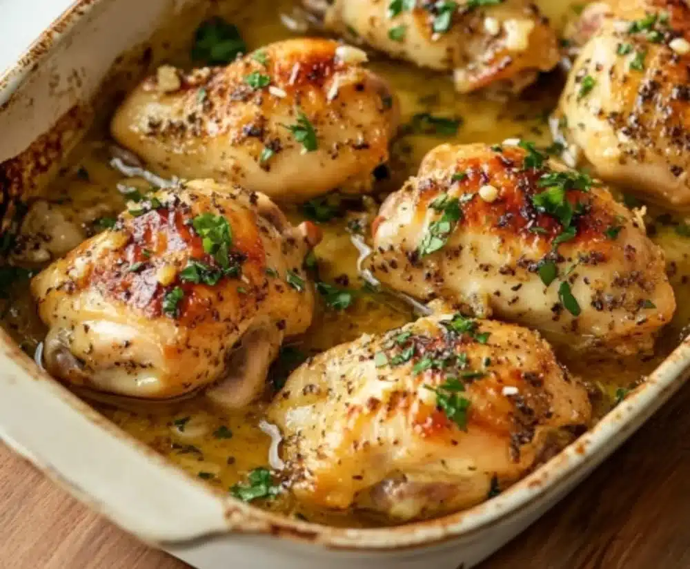 Garlic Butter Baked Chicken Recipe