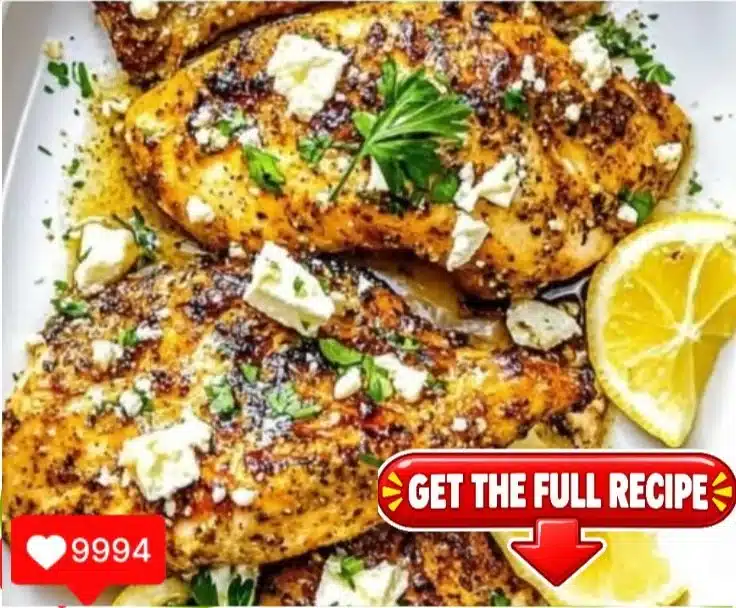 Greek Chicken with Lemon and Feta