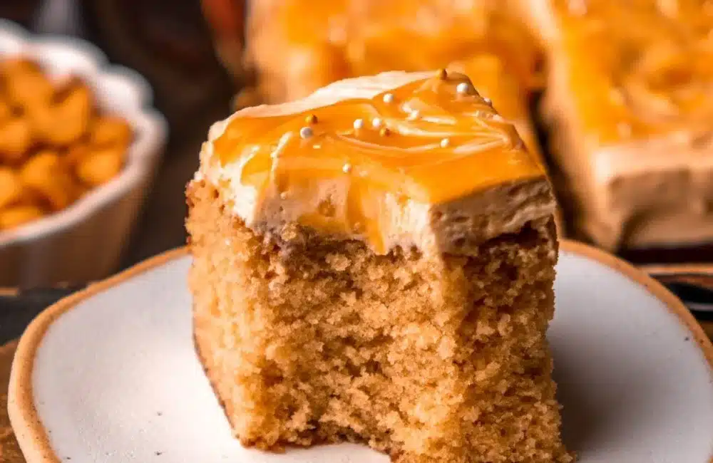 Delicious Harry Potter Butterbeer Cake from In Bloom Bakery