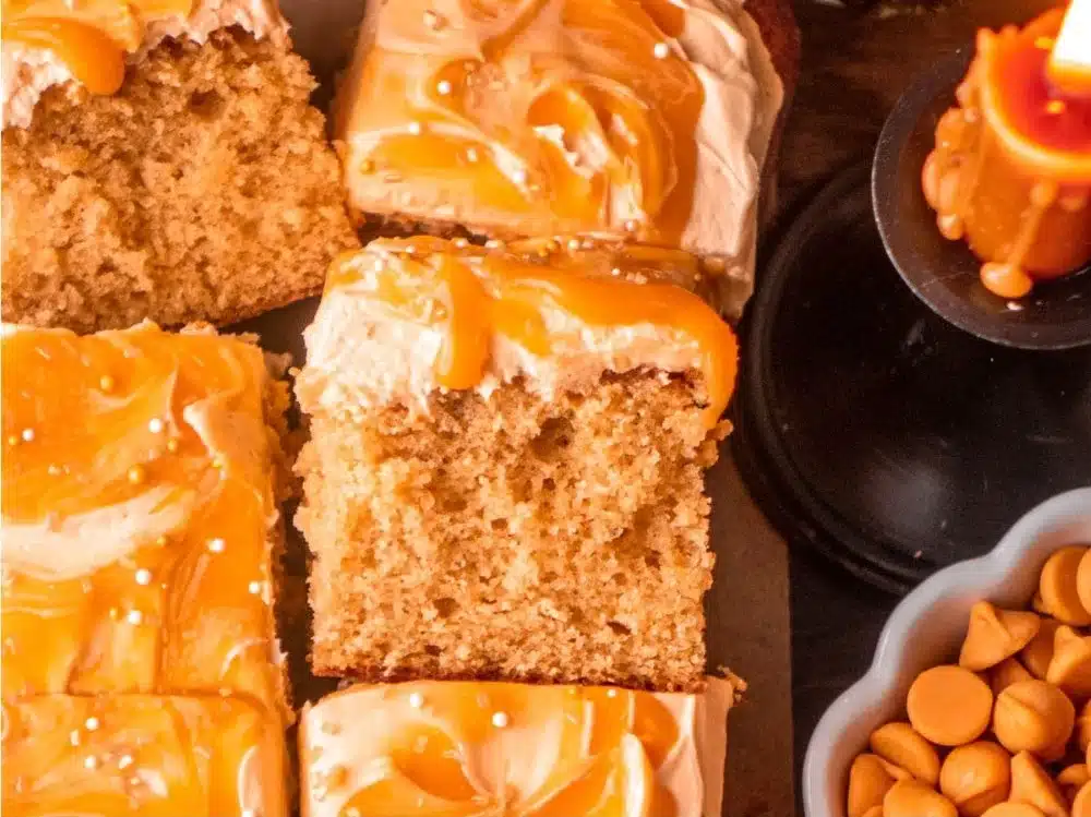 Harry Potter Butterbeer Cake - In Bloom Bakery