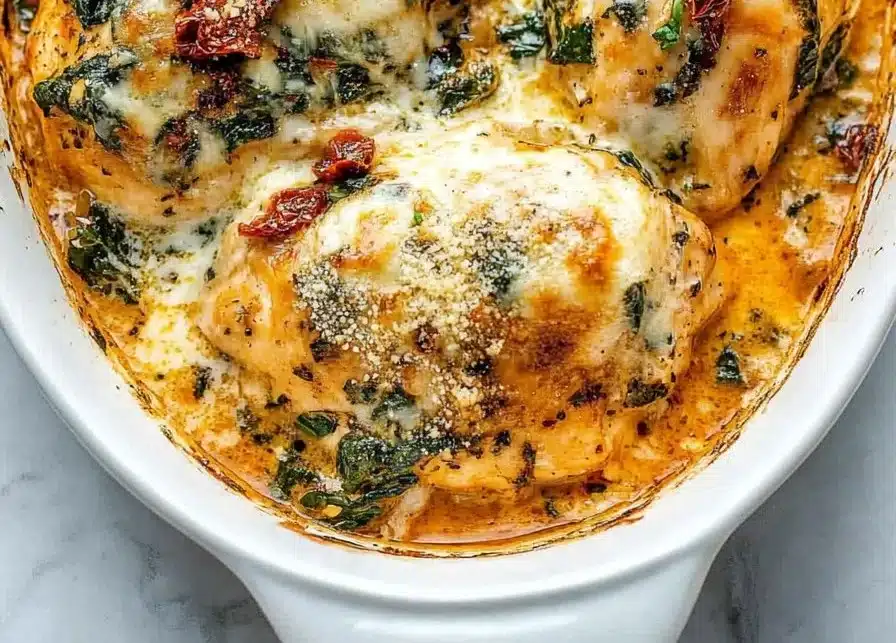 Healthy Casserole Ideas | Healthy Baked Casserole Dinners, One-Dish Oven Dinners, Tuscan Chicken Casserole