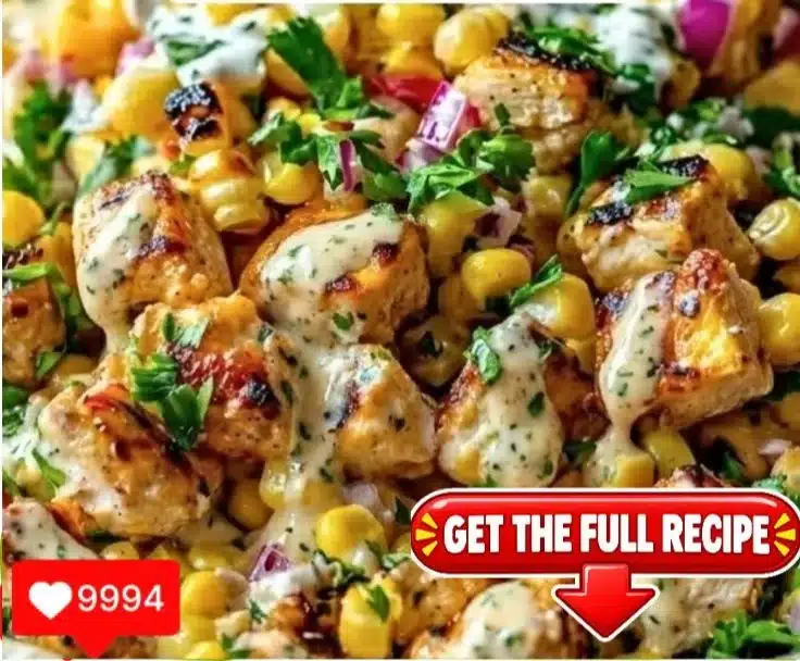 High Protein Chicken Street Corn Salad