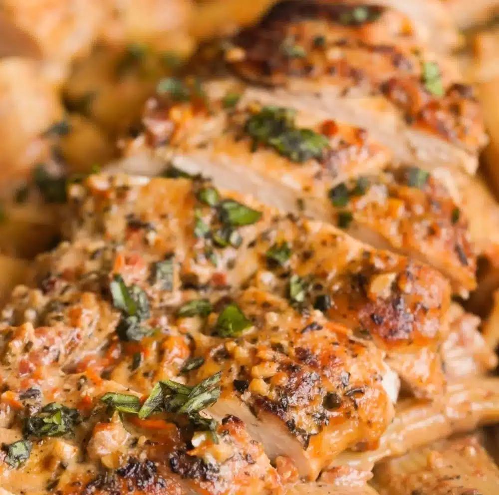 Delicious Marry Me Chicken with Pasta dish ready to serve