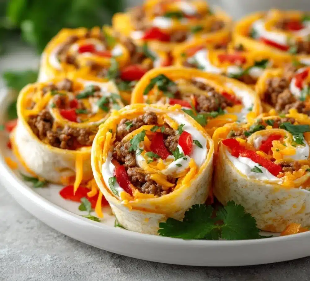 Mexican Fiesta Pinwheels for Parties