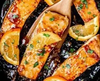 Orange Glazed Salmon Recipe | Citrus Garlic Salmon Recipe, Orange Glaze Salmon Dinner, Easy Orange Salmon Recipe