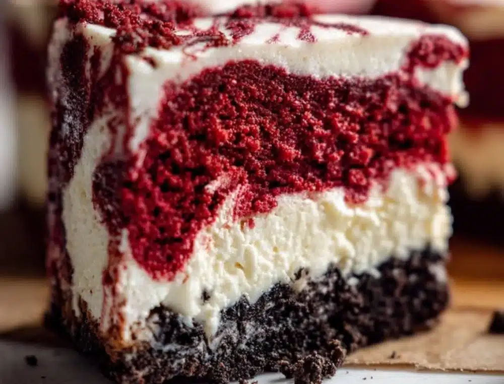 Ultimate Red Velvet Cheesecake Recipe with Oreo Crust | Pure Cooking Joy
